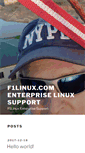Mobile Screenshot of f1linux.com